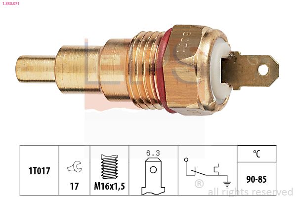 EPS 1.850.071 Temperature Switch, radiator fan
