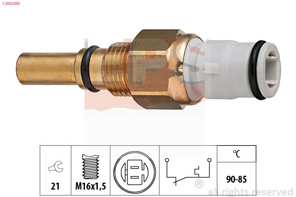 EPS 1.850.090 Temperature Switch, radiator fan
