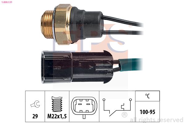 EPS 1.850.131 Temperature Switch, radiator fan