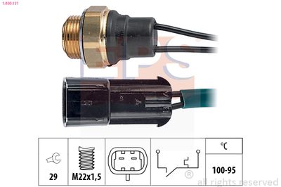 Temperature Switch, radiator fan EPS 1.850.131