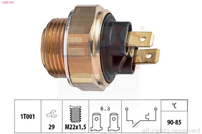 Temperature Switch, radiator fan EPS 1.850.134