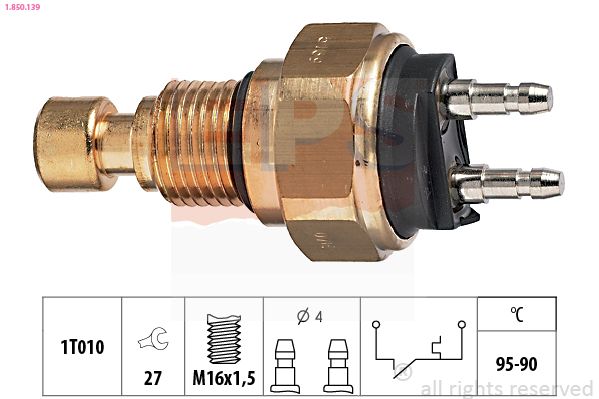 EPS 1.850.139 Temperature Switch, radiator fan