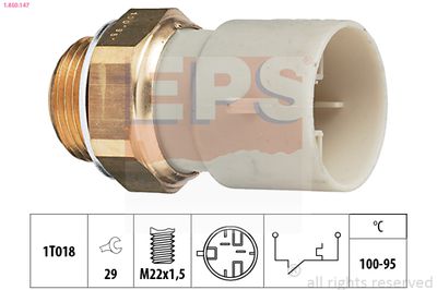 Temperature Switch, radiator fan EPS 1.850.147
