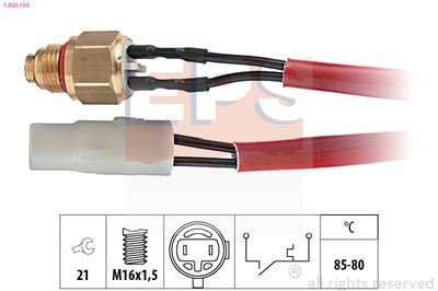 Temperature Switch, radiator fan EPS 1.850.150