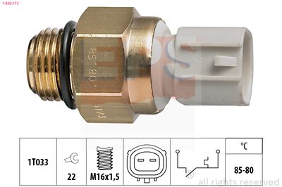 Temperature Switch, radiator fan EPS 1.850.173
