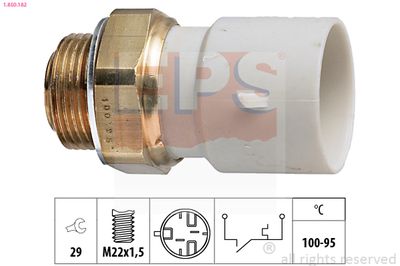 Temperature Switch, radiator fan EPS 1.850.182