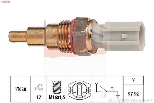 EPS 1.850.189 Temperature Switch, radiator fan