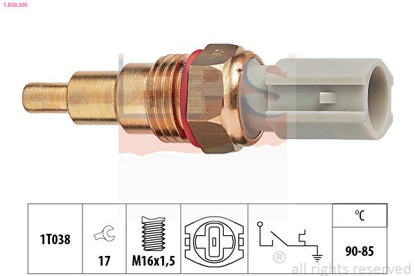 EPS 1.850.205 Temperature Switch, radiator fan