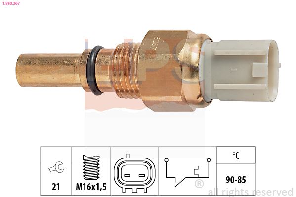EPS 1.850.267 Temperature Switch, radiator fan