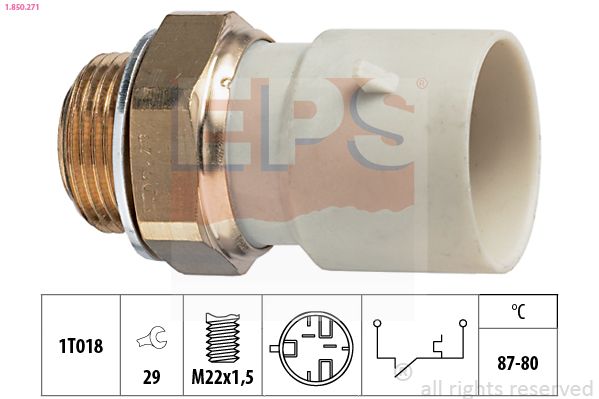 EPS 1.850.271 Temperature Switch, radiator fan