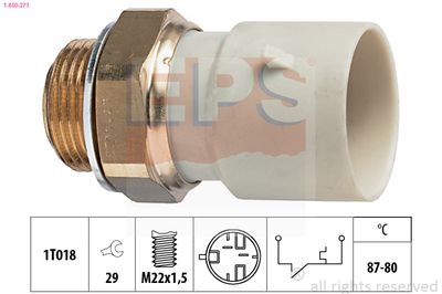 Temperature Switch, radiator fan EPS 1.850.271