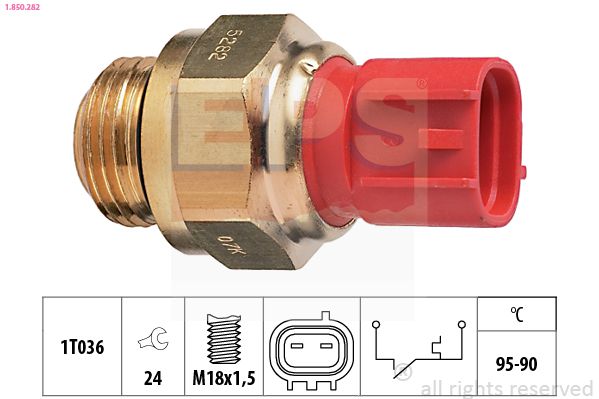 EPS 1.850.282 Temperature Switch, radiator fan