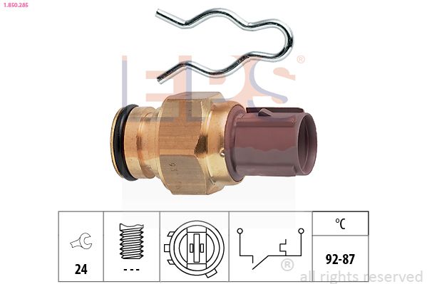 EPS 1.850.285 Temperature Switch, radiator fan