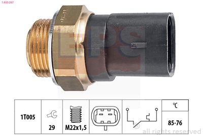 Temperature Switch, radiator fan EPS 1.850.287