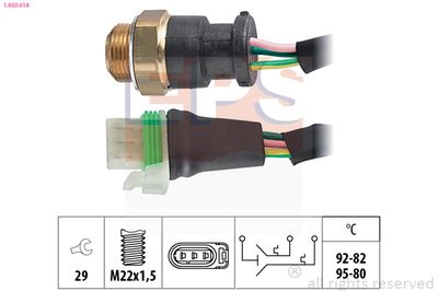 Temperature Switch, radiator fan EPS 1.850.618