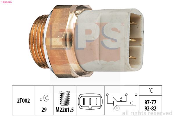 EPS 1.850.626 Temperature Switch, radiator fan