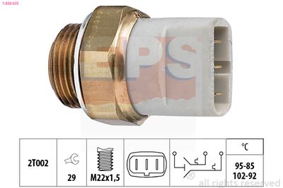 Temperature Switch, radiator fan EPS 1.850.635