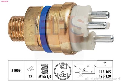 Temperature Switch, radiator fan EPS 1.850.678