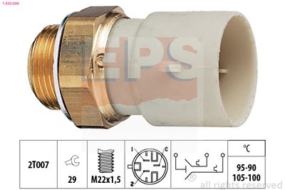 Temperature Switch, radiator fan EPS 1.850.688