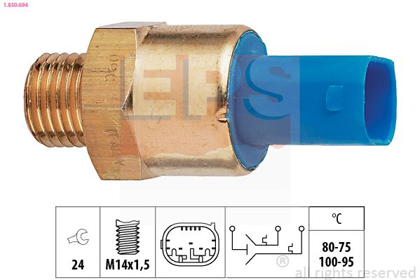 EPS 1.850.694 Temperature Switch, radiator fan