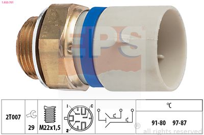 Temperature Switch, radiator fan EPS 1.850.701