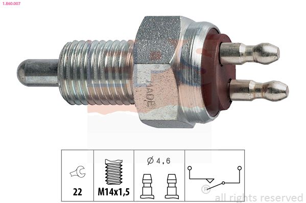 EPS 1.860.007 Switch, reverse light