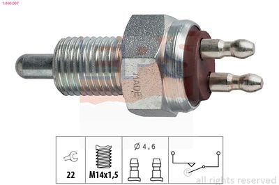 Switch, reverse light EPS 1.860.007