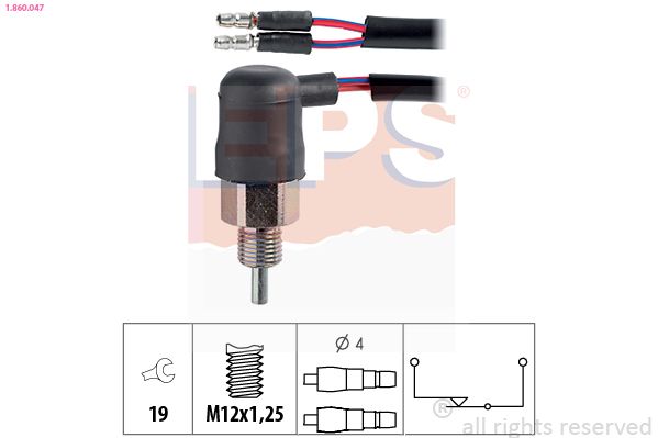 EPS 1.860.047 Switch, reverse light