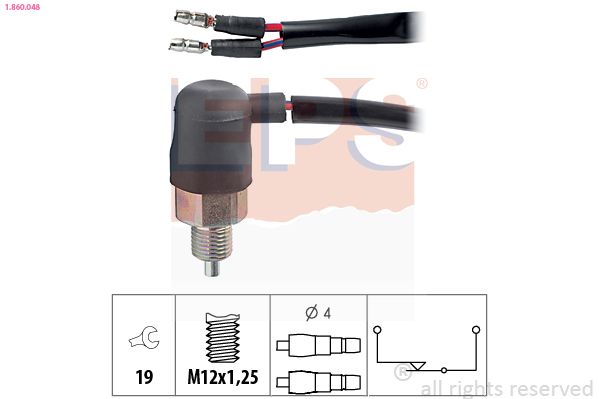EPS 1.860.048 Switch, reverse light