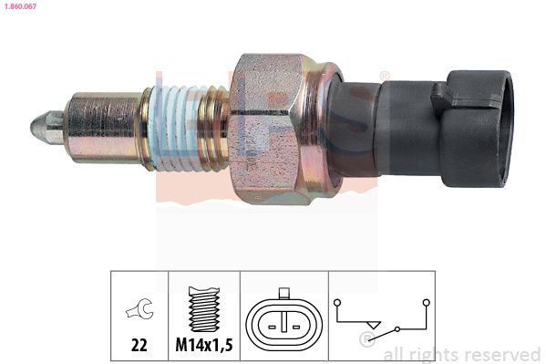 EPS 1.860.067 Switch, reverse light