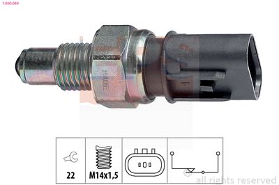 Switch, reverse light EPS 1.860.084