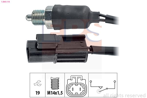 EPS 1.860.116 Switch, reverse light