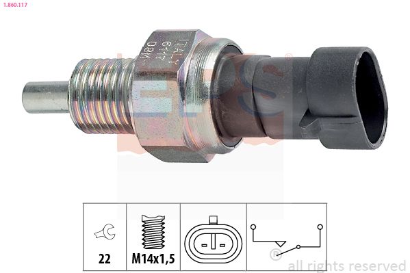 EPS 1.860.117 Switch, reverse light