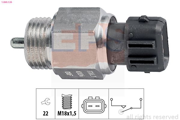 EPS 1.860.126 Switch, reverse light