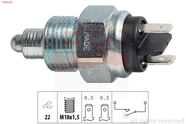 EPS 1.860.133 Switch, reverse light