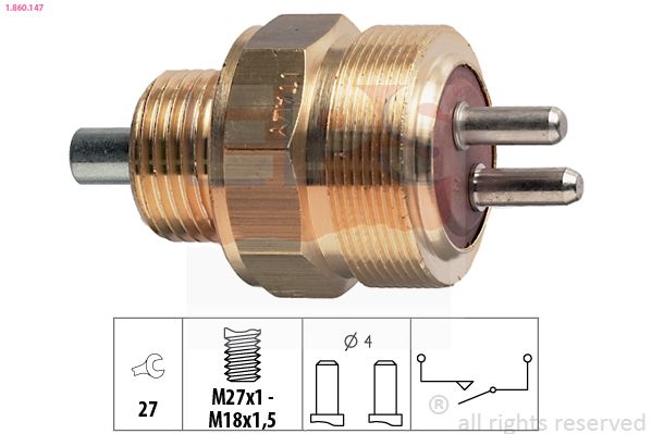 EPS 1.860.147 Switch, reverse light