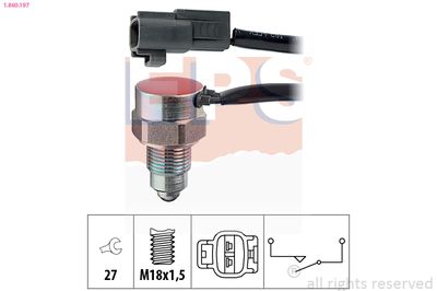 Switch, reverse light EPS 1.860.197
