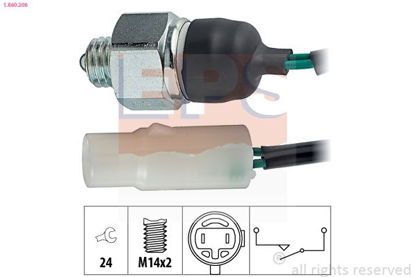 EPS 1.860.206 Switch, reverse light
