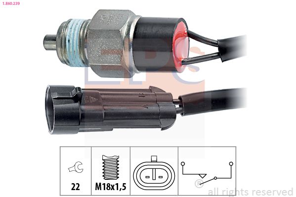 EPS 1.860.239 Switch, reverse light