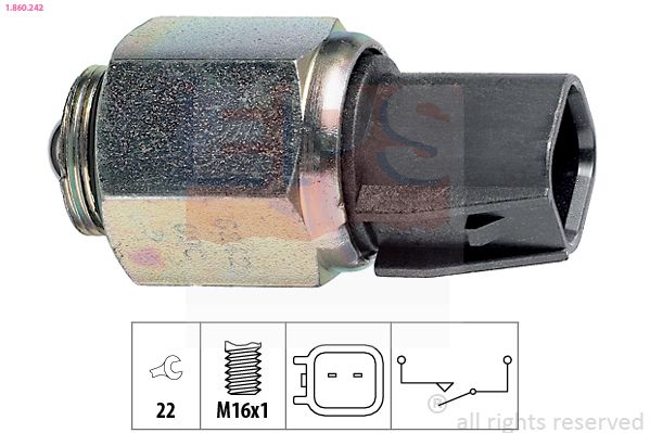 EPS 1.860.242 Switch, reverse light