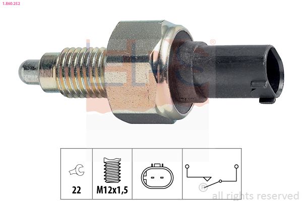 EPS 1.860.252 Switch, reverse light