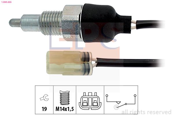 EPS 1.860.255 Switch, reverse light