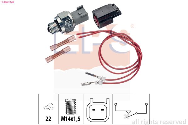 EPS 1.860.274K Switch, reverse light