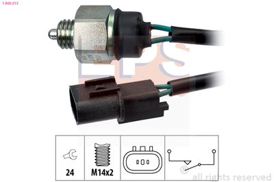 Switch, reverse light EPS 1.860.313