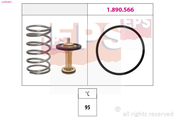 EPS 1.879.957 Thermostat, coolant