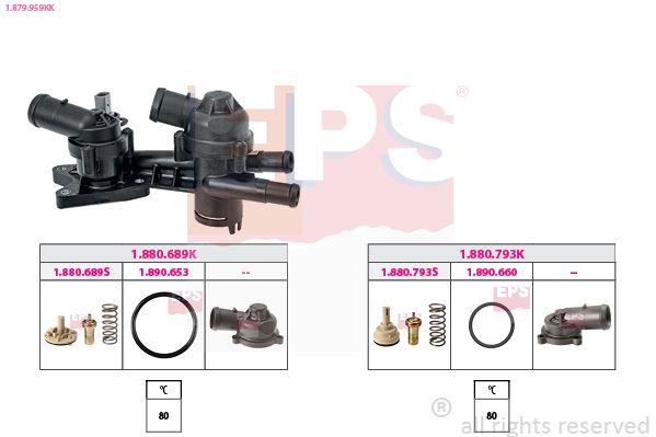 EPS 1.879.959KK Thermostat, coolant