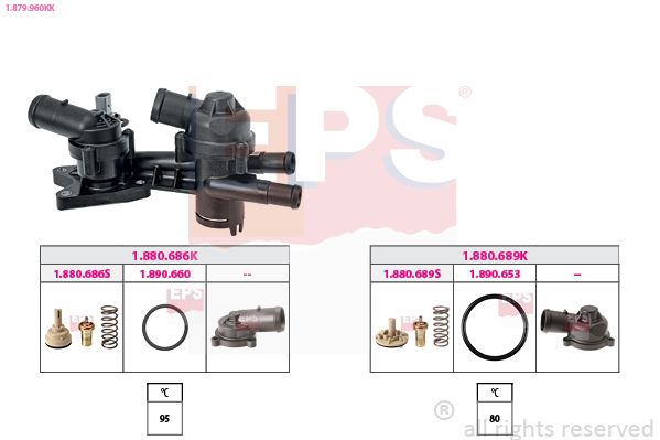 EPS 1.879.960KK Thermostat, coolant