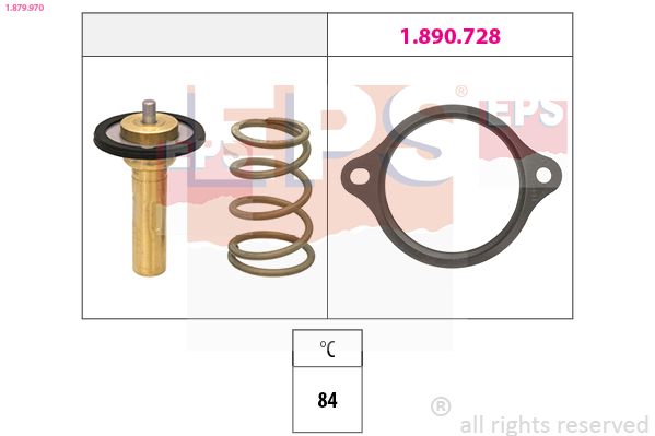 EPS 1.879.970 Thermostat, coolant