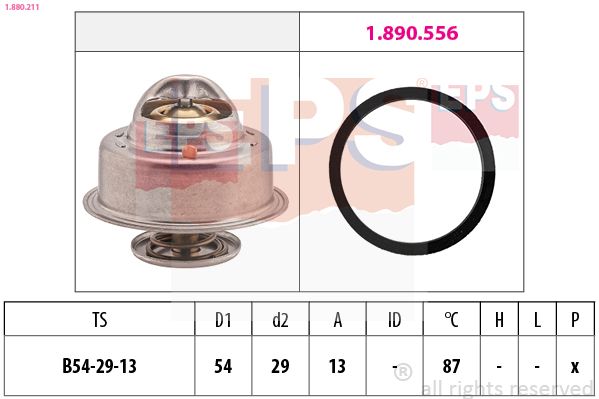 EPS 1.880.211 Thermostat, coolant