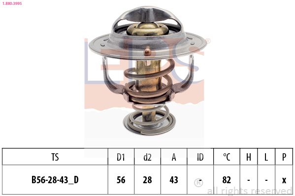 EPS 1.880.399S Thermostat, coolant